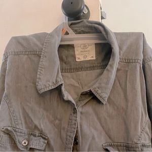 Denim gray shirt